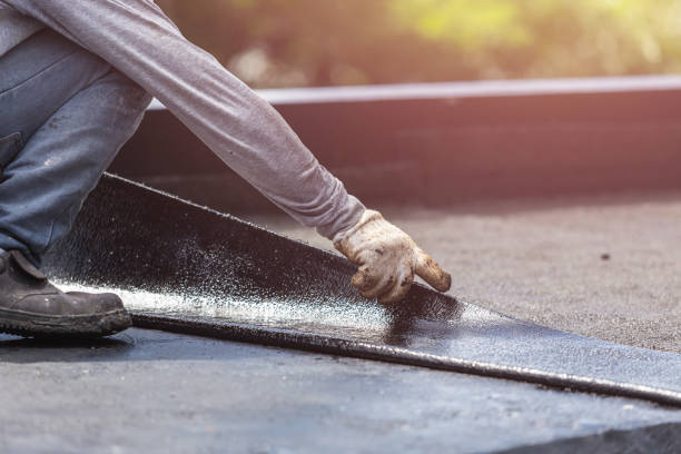 Professional Emergency Waterproofing technician working in Teays Valley, WV